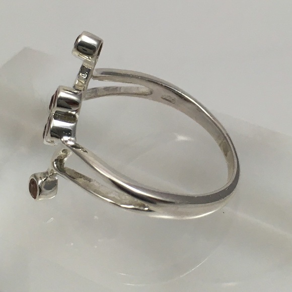 Sterling Silver 925 Pink Tourmaline Ring - Picture 4 of 8